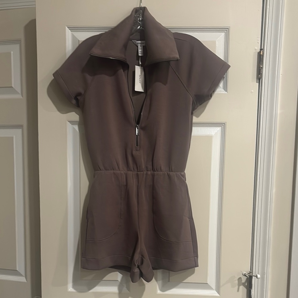 SPANX Zippered Brown Jacket